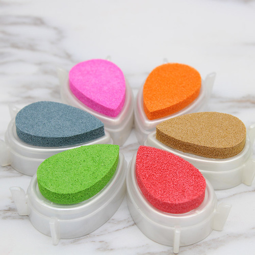 Special ink pad for engraving rubber stamp bricks, water drop pearl series ink pad, 32 color SD ink pad, ink