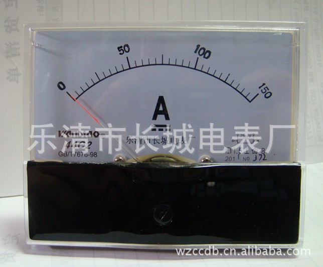 供应长城电表厂 44C2 150A  75mv 直流电流表 指针式