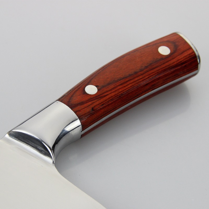Damasco cuchillo de corte cuchillo de cocina cuchillo de acero inoxidable cuchillo de cocina cuchillo de mango de madera fábrica Yangjiang cuchillo de cocina doméstico mayorista