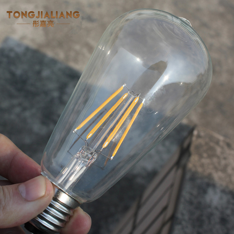 E27 retro energy-saving positive white light creative light source led bulb