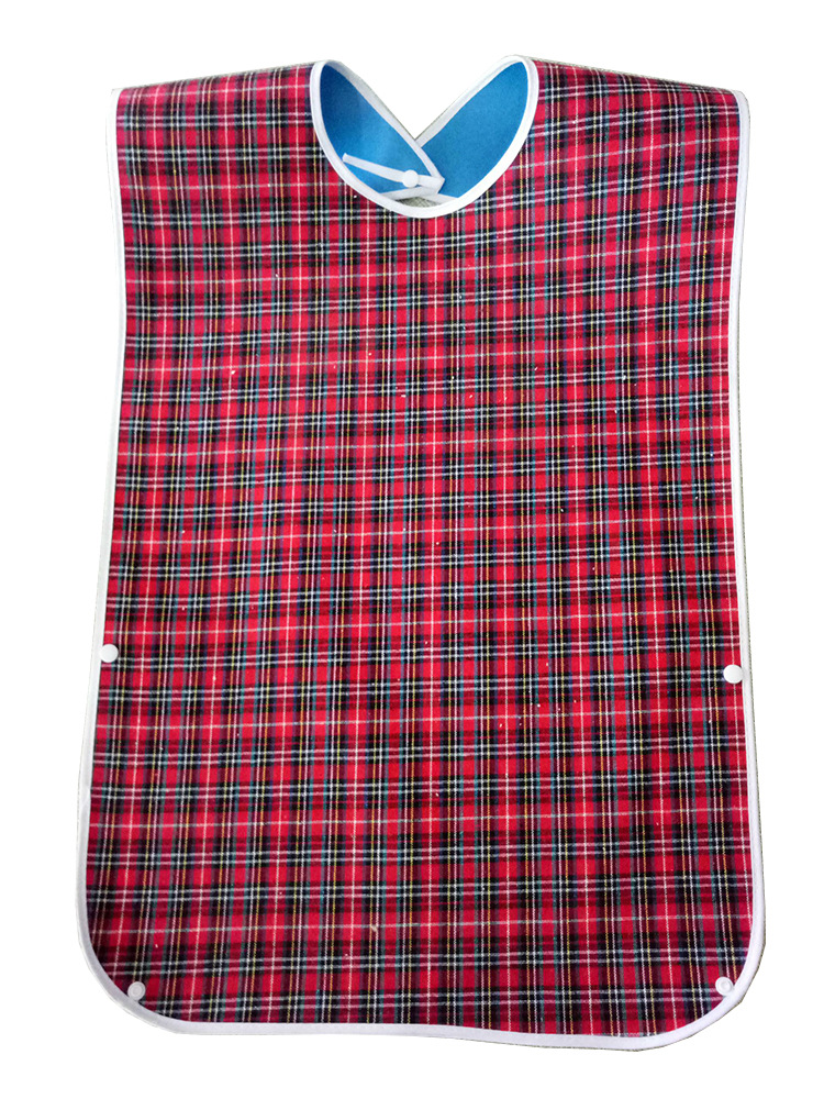 En stock al por mayor impermeable de gran tamaño adulto alimentos babero comedor ancianos babero saliva toalla al por mayor