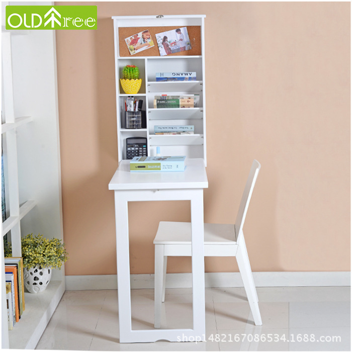 Wall-Mounted Table for Small Apartments, Wall-Mounted Beauty and Nail Art Learning Table, Home Wall-Mounted Foldable Bar Table, Dining Table, Study Table, Computer Desk