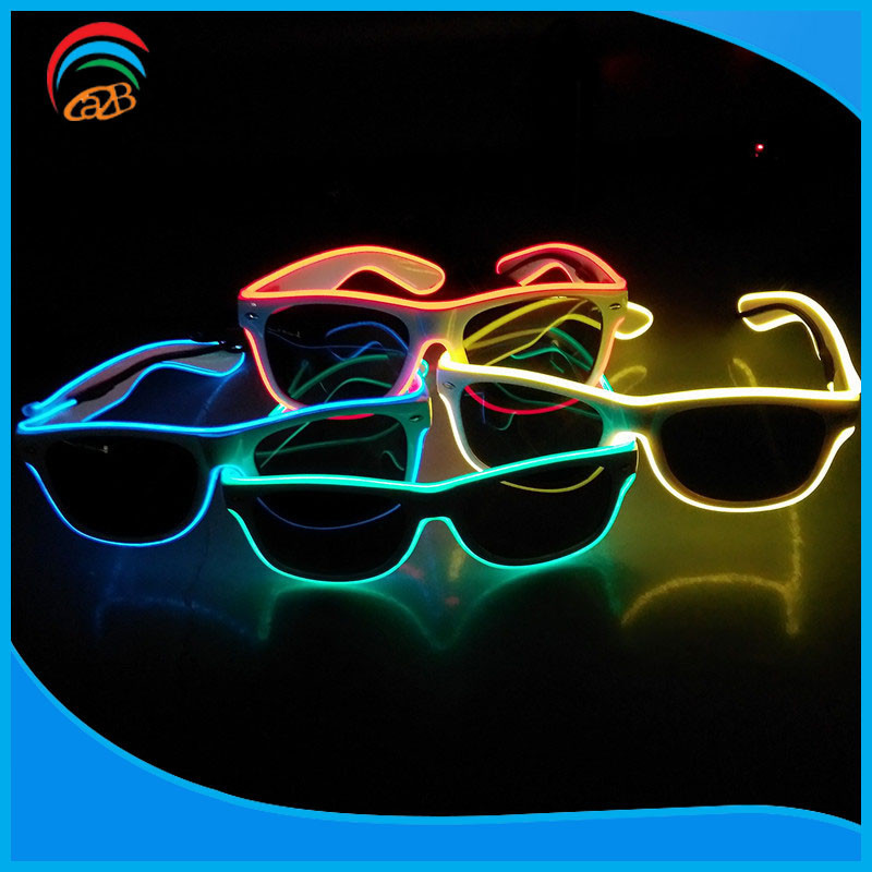 Ray-Ban luz fría gafas festivas fiesta Halloween productos festivos iluminación atmósfera LED hacer color