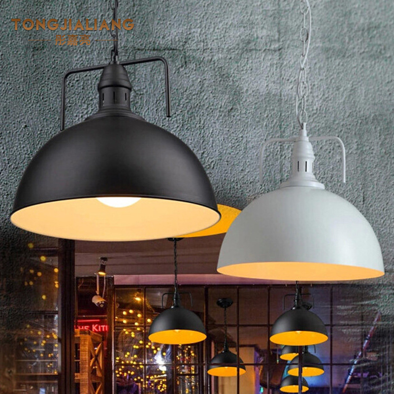 American Country Bar Bar Chandelier Restaurant loft Industrial Wind Chandelier Iron Art led Billiard Light Wholesale