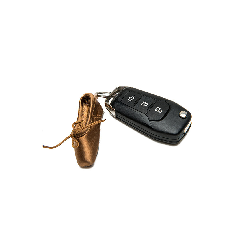 Sansha hecho a mano ballet danza zapatos de Punta pequeña joyería mini zapatos satén llavero