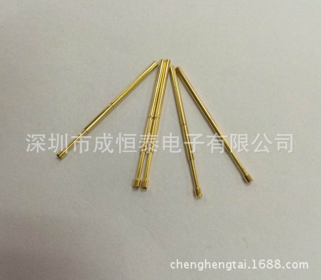 1.7弹簧测试针P100-H2 PA100-H2 九齿梅花头 镀金 PCB板探针