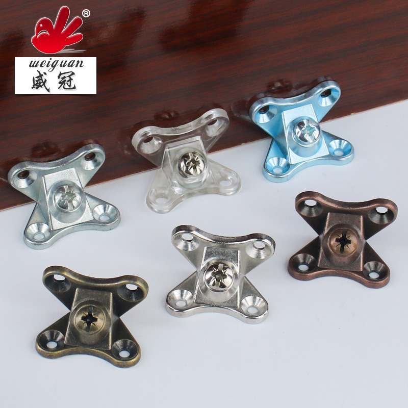 Angle code furniture hardware accessories combination angle code three-in-one connector zinc alloy butterfly angle code plate fasteners Angle code furniture hardware accessories combination angle code three-in-one connector zinc alloy butterfly angle code plate fasteners