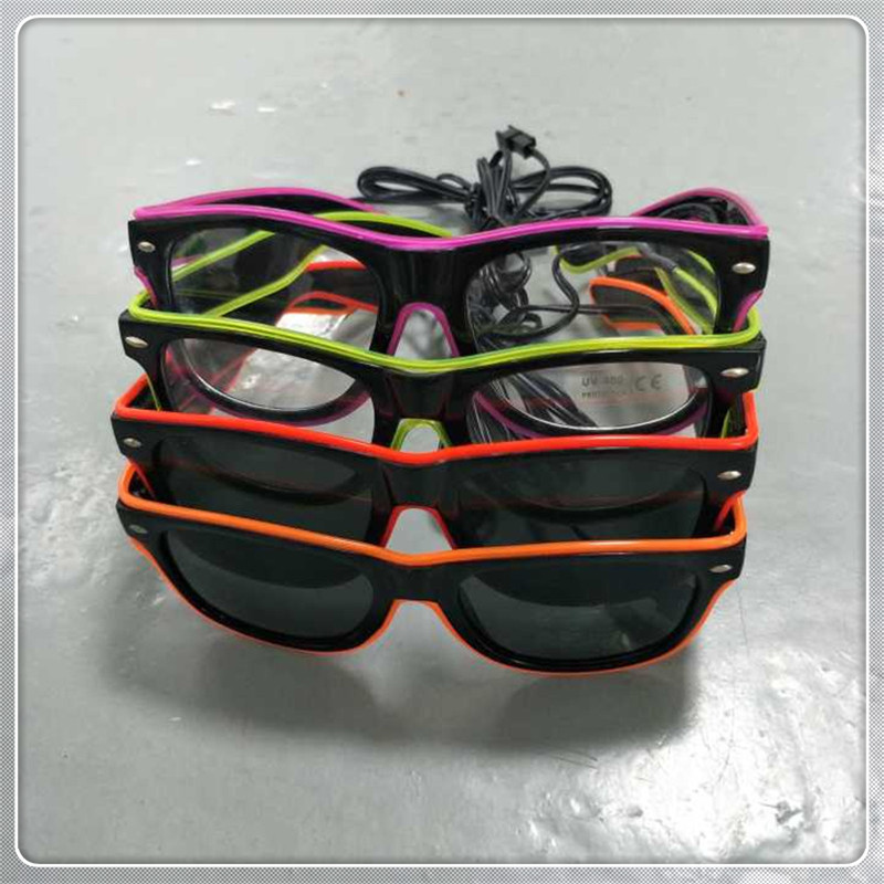 Ray-Ban luz fría gafas festivas fiesta Halloween productos festivos iluminación atmósfera LED hacer color