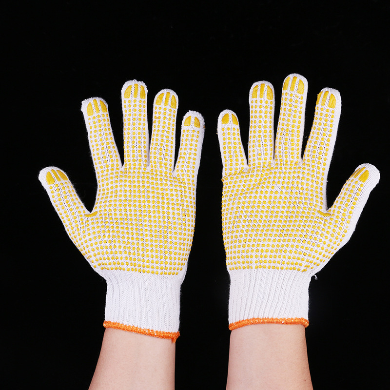 650G克漂白点塑手套 低温防护手套 耐磨防护手套厂家货源批发