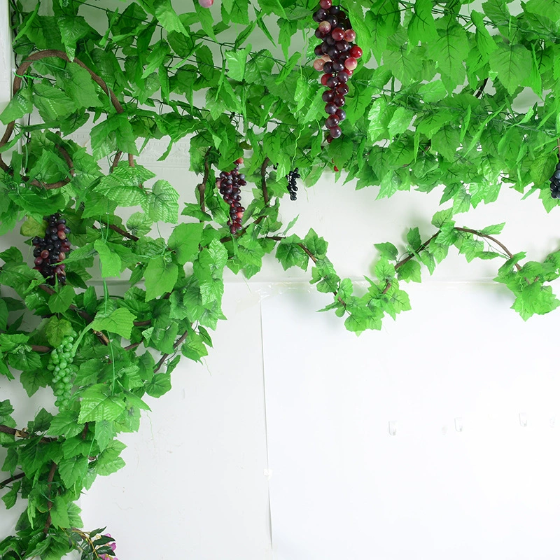 Artificial Rattan Leaf Decorative Vine, Simulation Ivy & Grape Leaves, Multiple Styles & Pack Sizes