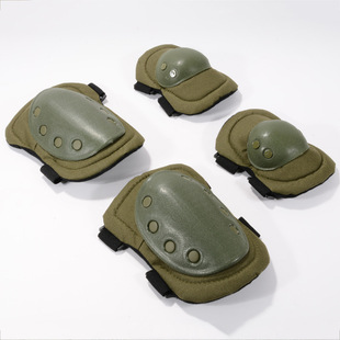 High quality thick protective gear Black Hawk 088 outdoor mountaineering CS professional equipment knee wristband set Wholesale