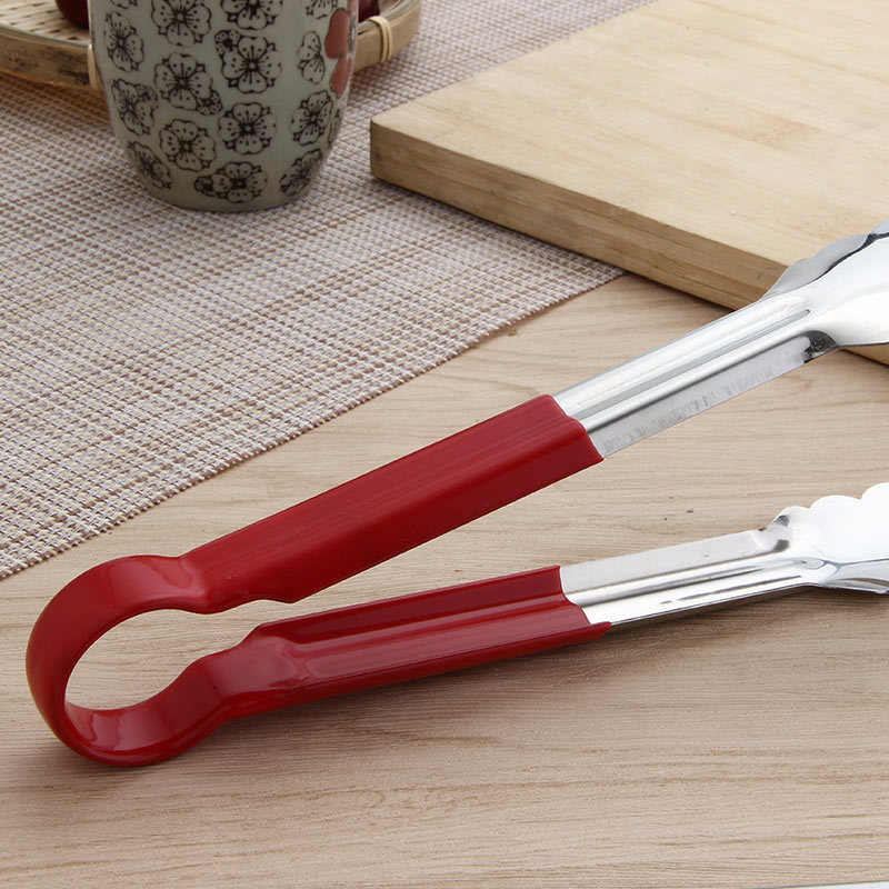 Clip de acero inoxidable clip de pegamento rojo clip de alimentos clip de comida clip de barbacoa clip de pan de silicona clip de hornear clip de filete se puede personalizar LOGO