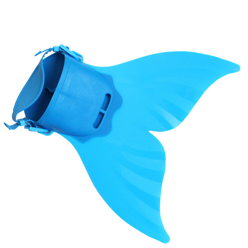 Mermaid fins, one-piece children's fins, single piece whale tail fins, swimming training fins