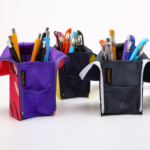 KOKUYO NEO Critz-R vertical neon color pencil case pen holder pen case NEW