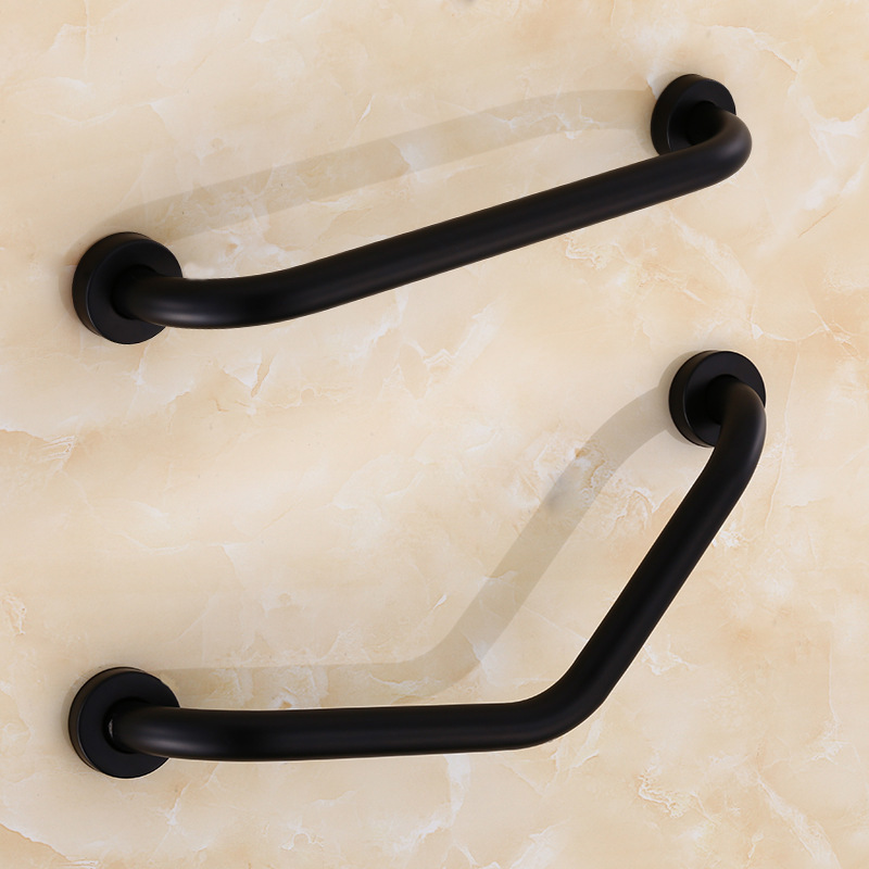 Black Bathroom Hotel Handrail Antique Stainless Steel Bathroom Elderly Non-Slip Handle Toilet Bathtub Handle Black Bathroom Hotel Handrail Antique Stainless Steel Bathroom Elderly Non-Slip Handle Toilet Bathtub Handle