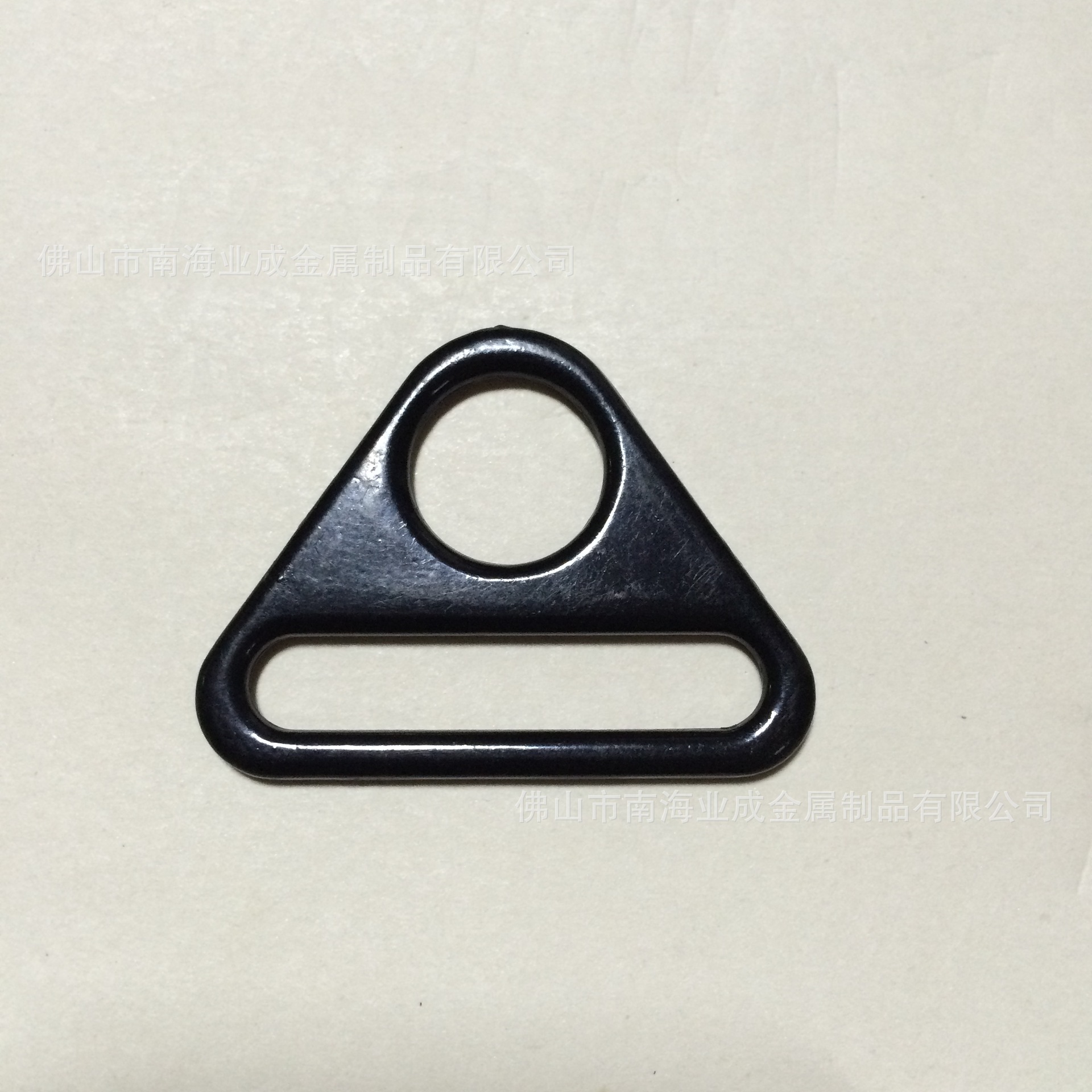 38mm环保电镀喷黑色三角片烤漆男装包金属狗扣 电脑箱包五金配件