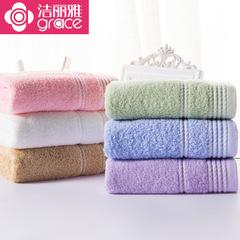 Jie Liya Towel Wholesale E0117 Adult Household Absorbent Face Washing Towel Thickened Pure Cotton Towel Gift Wholesale