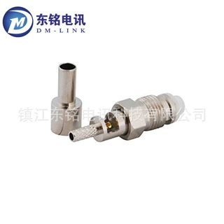 射频同轴连接器FMEK-1.5 FME母头压接RG316 RG174 RG178 LMR100线