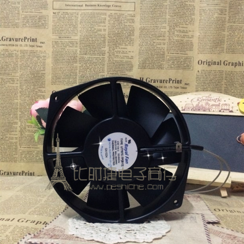 全新日本Royal Fan172*150*38MM 230V 变频器风扇UT797C-TP[B13]