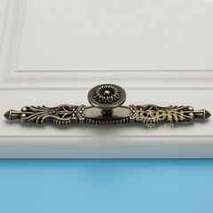 新款歐式簡約仿古拉手 櫃門櫥櫃衣櫃門長條把手 田園抽屜小拉手