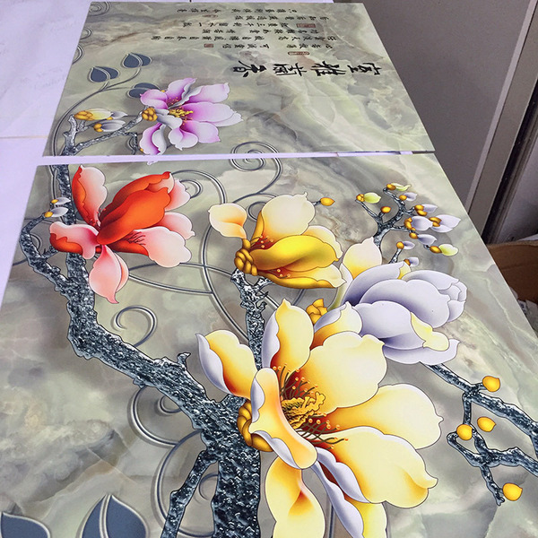 Xiamen decorative material UV printer Ricoh digital color color…