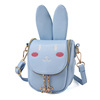 Rabbit, cartoon one-shoulder bag, card holder, cute children's bag, bag strap, Korean style, new collection