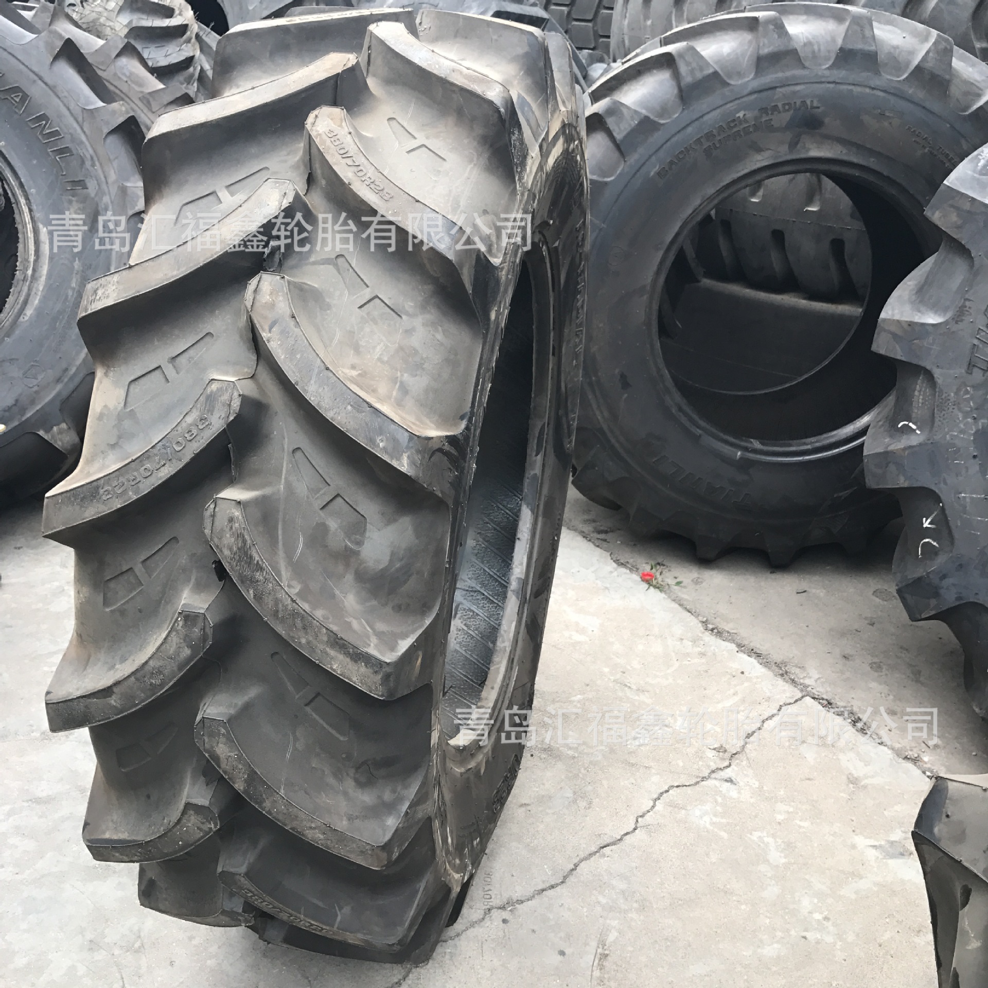 供应380/70R28 农业大马力拖拉机轮胎  农业半钢子午线轮胎人字胎