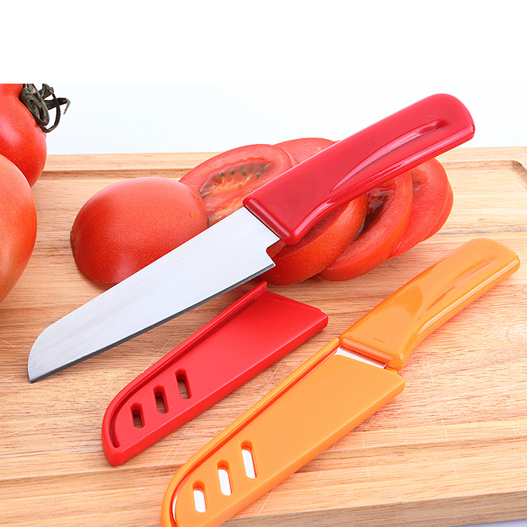 Colorful fruit knife stainless steel band sets and knife binary shop sources Multi -use peeling small knife peel portable knife