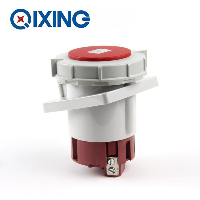 启星QX216系列工业插座 125A     5芯工业防水插座工业防水插头