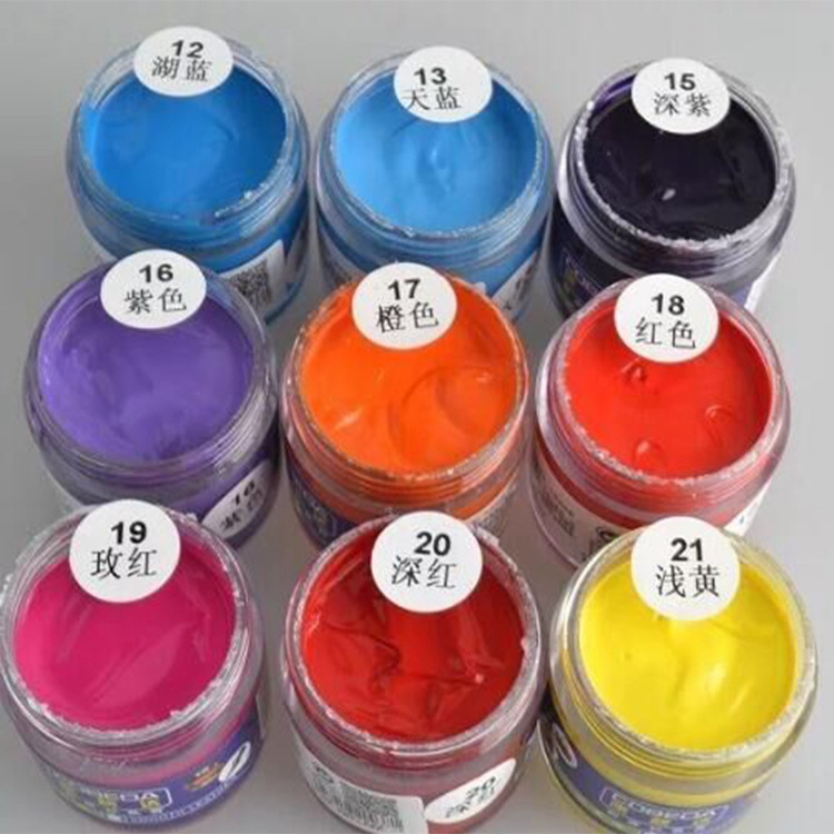 En stock al por mayor de color de cuero crema al por mayor bolsa de cuero zapatos de cuero renovación Color Crema de cuero genuino agente de cambio de color crema de mantenimiento de cuero genuino