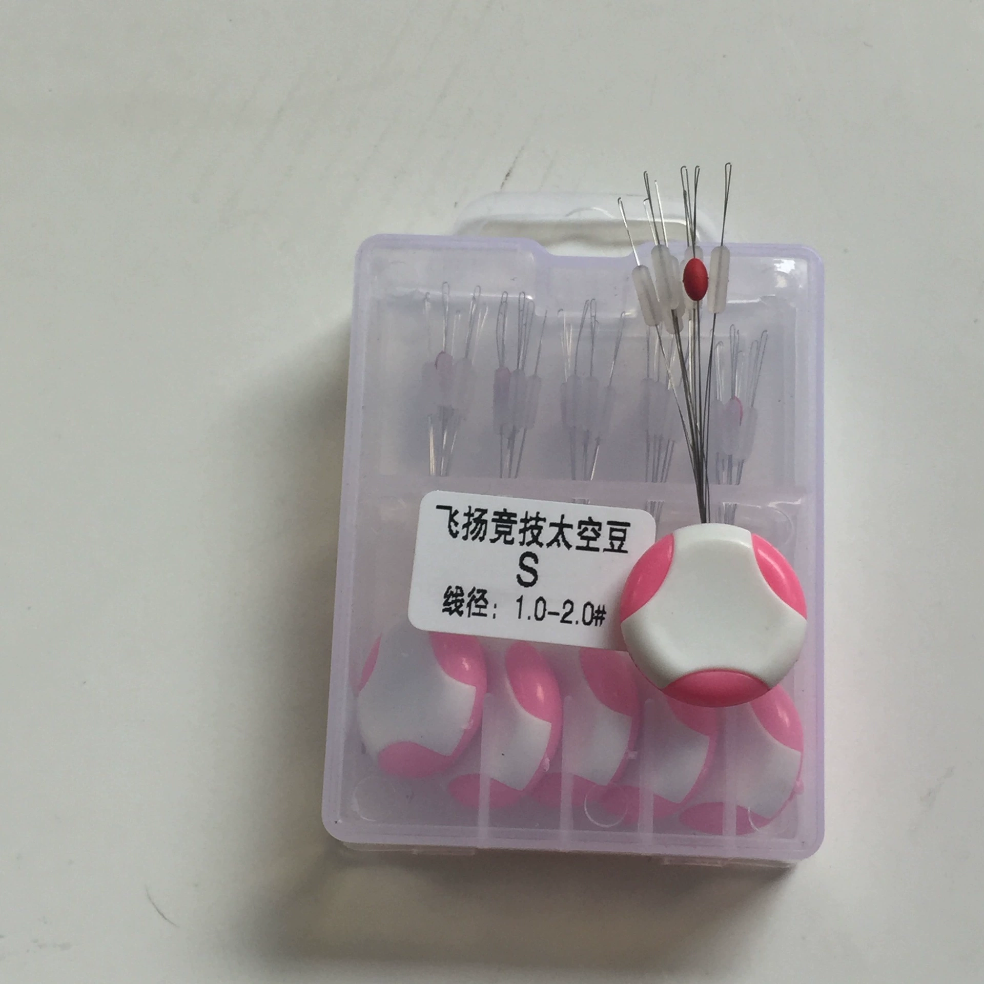 Оптовая Space Silikon Silikon Gum 7+1 линия коробка прозрачная космическая боб Fishing gear