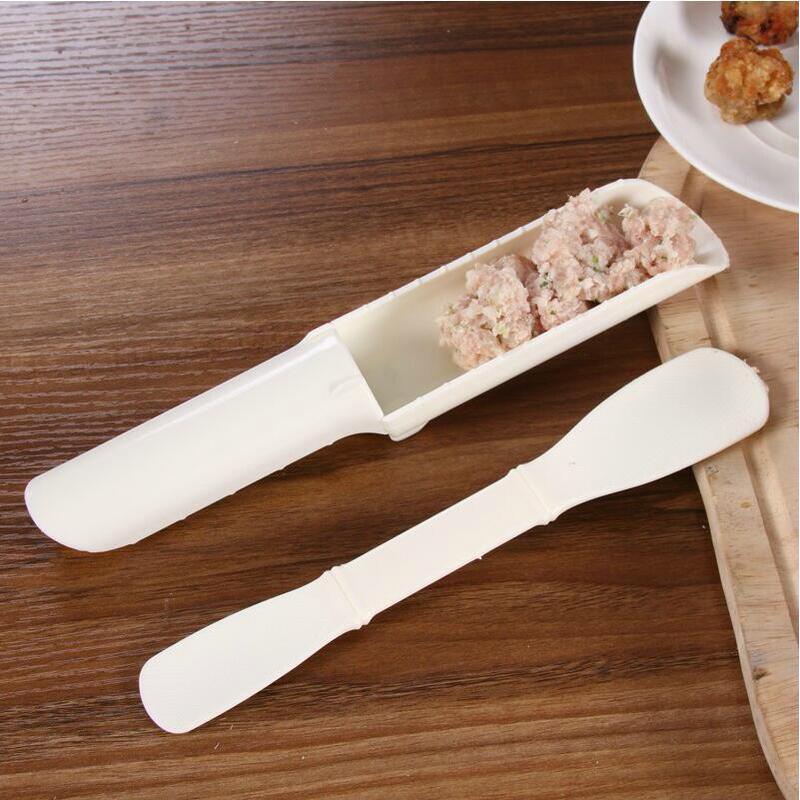 Kitchen DIY meatball maker two-piece set with shovel meatball maker fish slide shrimp slide mold plain meatballs can be customized LOGO Kitchen DIY meatball maker two-piece set with shovel meatball maker fish slide shrimp slide mold plain meatballs can be customized LOGO