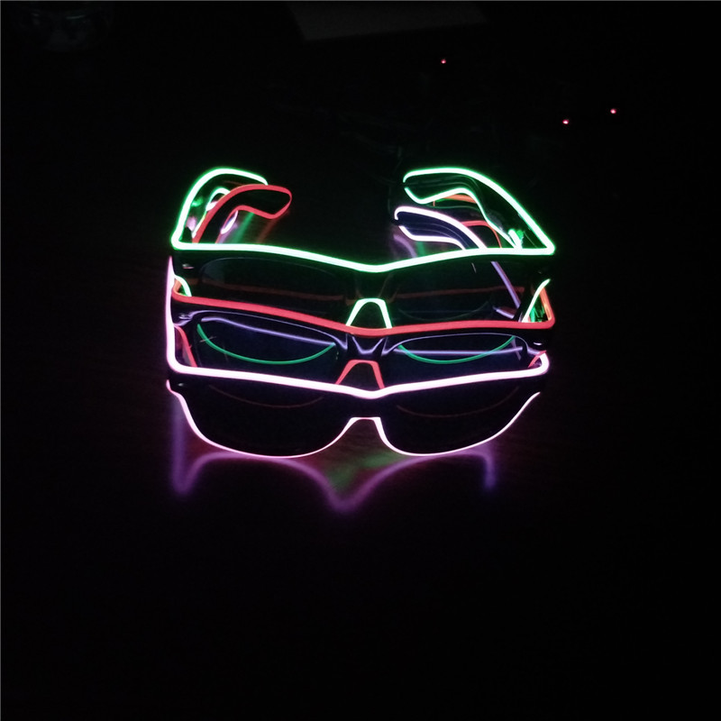Ray-Ban luz fría gafas festivas fiesta Halloween productos festivos iluminación atmósfera LED hacer color