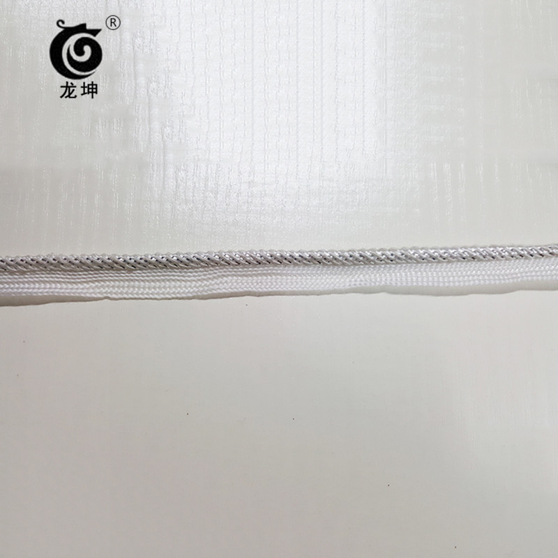 厂家批发丙纶丝花边 白包心线银线花边 花边纺织辅料现货供应