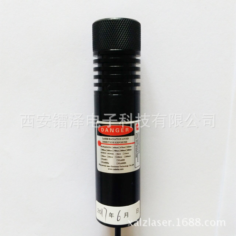 供应蓝紫色405nm  455nm波段点状L连续在线检测或者标定用激光器