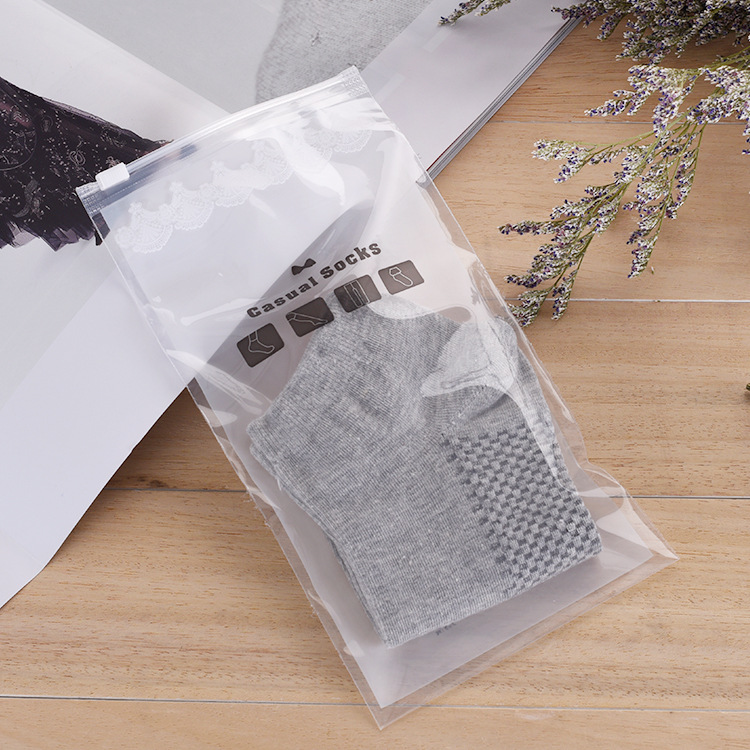 厂家现货12*22 内衣裤 袜子毛巾塑料自封袋 服装拉链袋批发