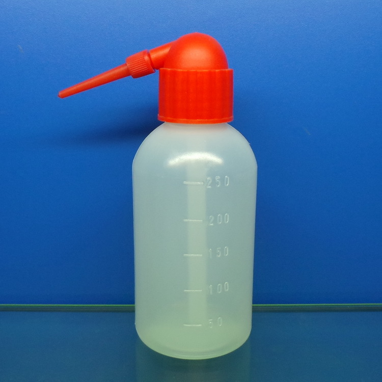 供应250 ML红头弯嘴瓶/弯嘴洗涤瓶/尖嘴胶瓶 斜嘴瓶