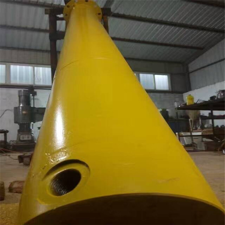 非标液压缸液压油缸 前法兰式伸缩式液压缸济南汉升油缸生产