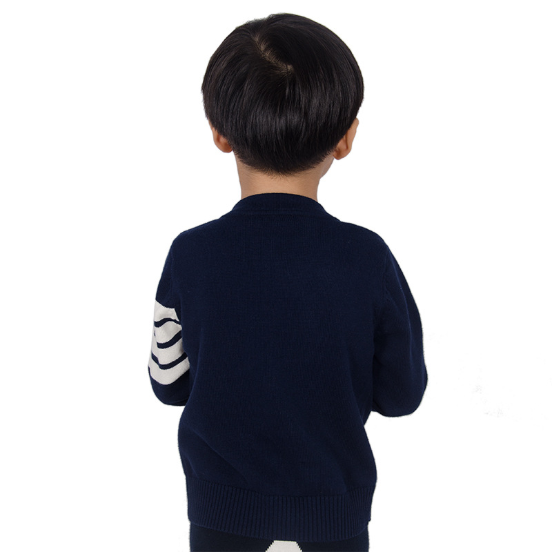 (Cross-border trading), children's sweater, woolen cardigan for boys, 2022, children's clothing, Korean style 4
