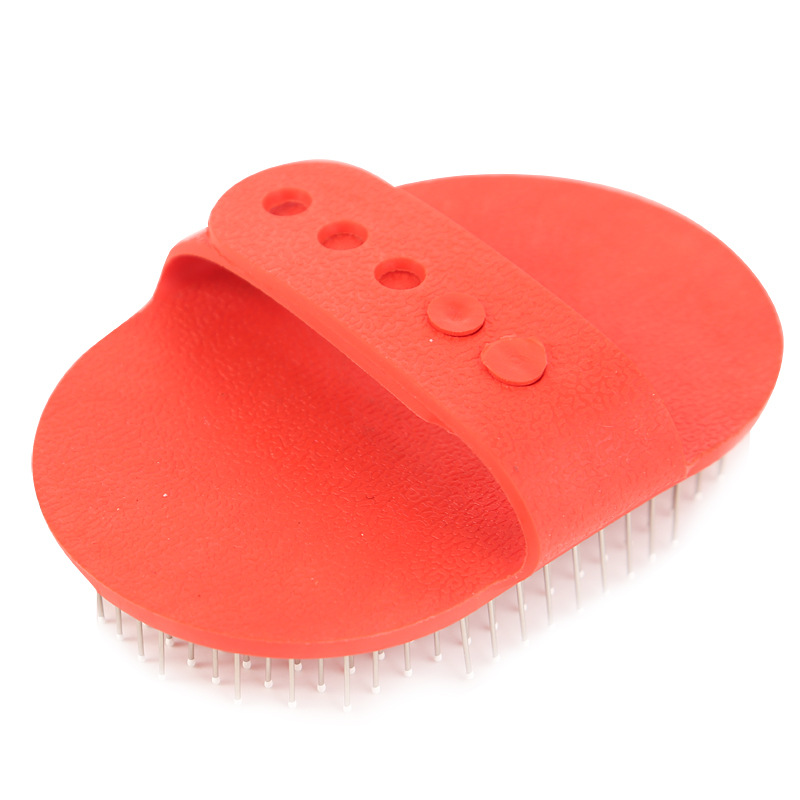Cepillo de baño para mascotas guantes de perro de baño aguja larga cepillo para mascotas de acero inoxidable con punto de masaje cepillo de goma cepillo para perros