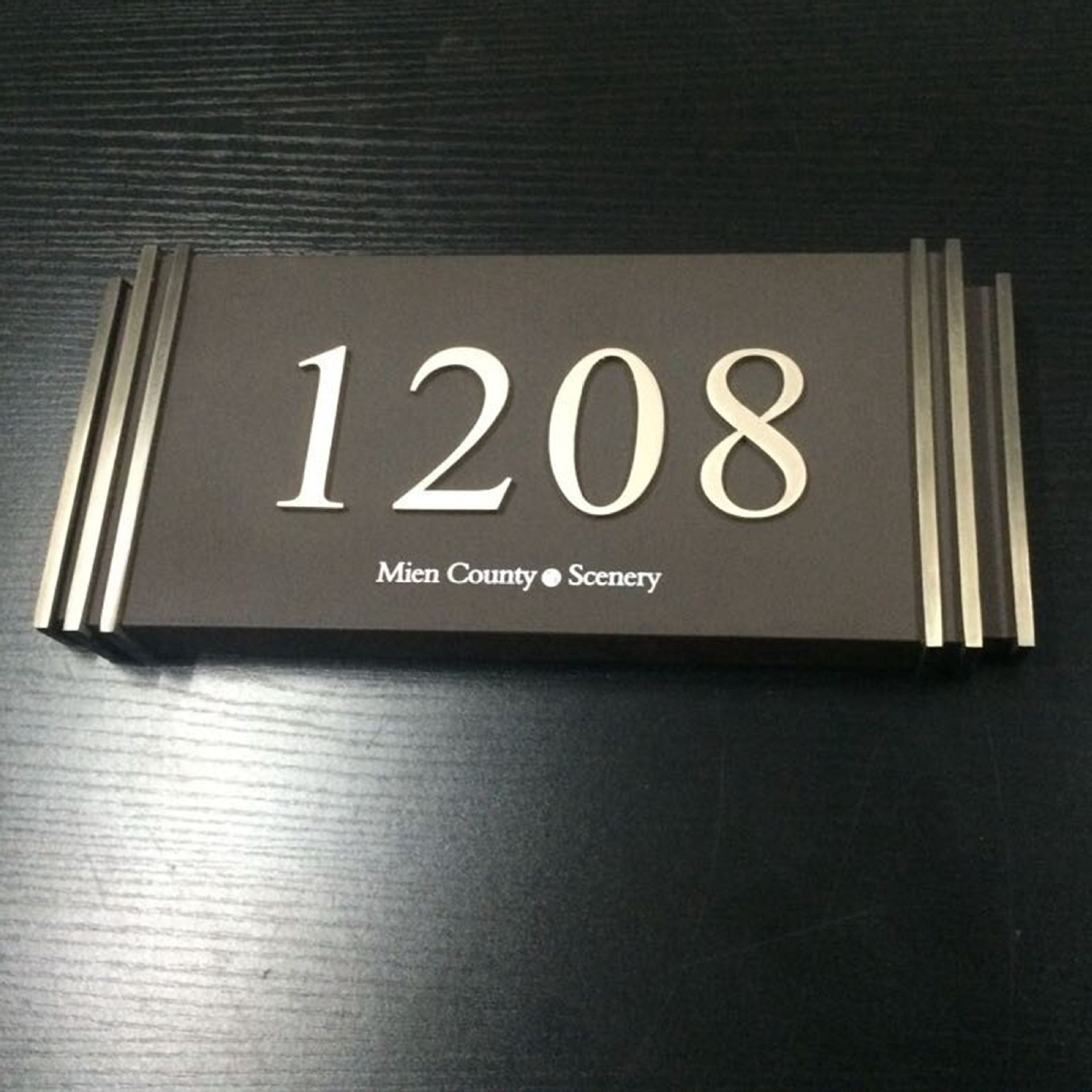 金属发光酒店宾馆房间号数字门牌楼层房间指引广告牌小区写字楼