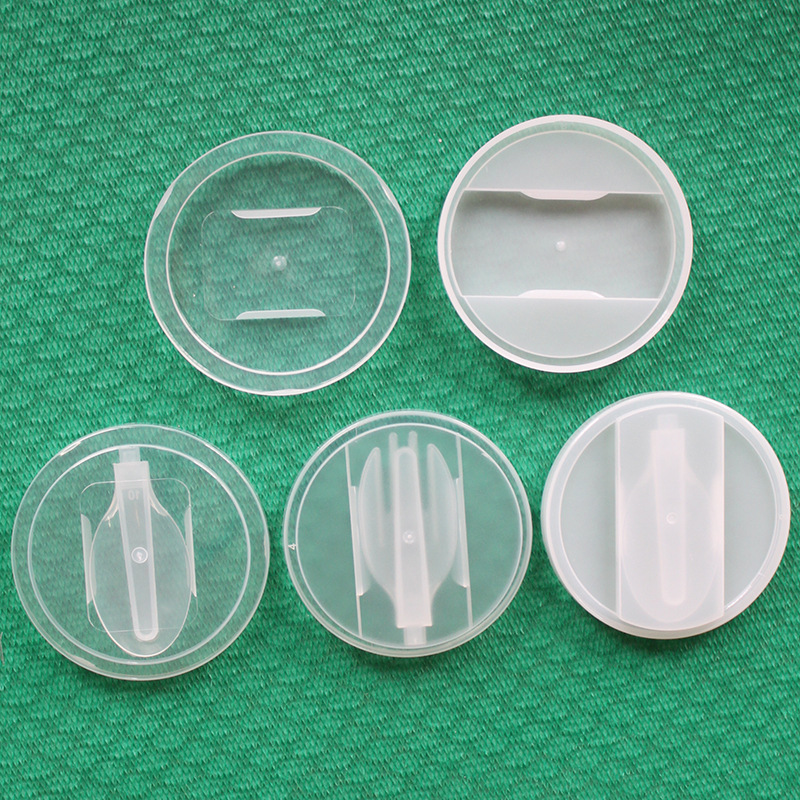 9.9cm Plastic Lid pp Disposable Fork and Spoon + Plastic Eight-treasure Porridge Can Lid High Transparent Food Grade Plastic Lid