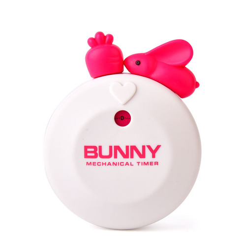 [Shipping with secret text] RB277 Cute Cartoon Rabbit Magnet Timer Creative Kitchen Soup Mechanical Timing
