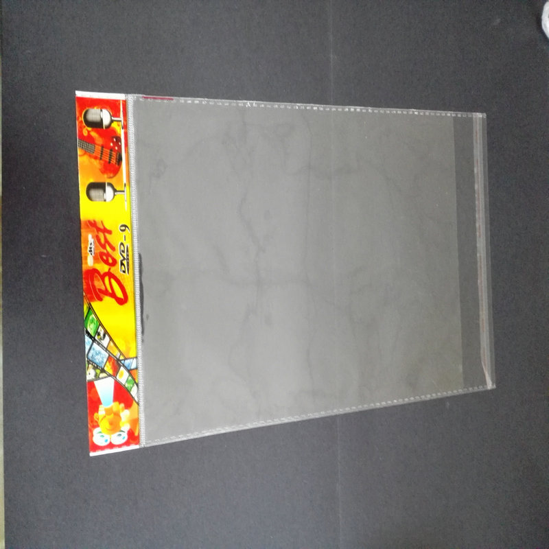 OPP不干胶自粘袋 DVD卡头袋透明自粘塑料包装袋 opp袋自封袋