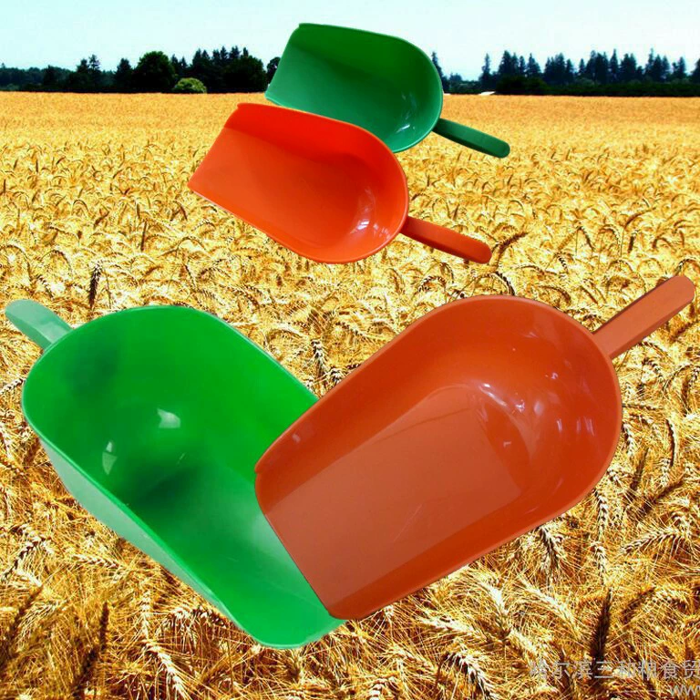 Пластичный материал питания Лопата для животных Хоппер курица утка гусь Овцы корм свинья Хоппер ложка материал Совок разведения