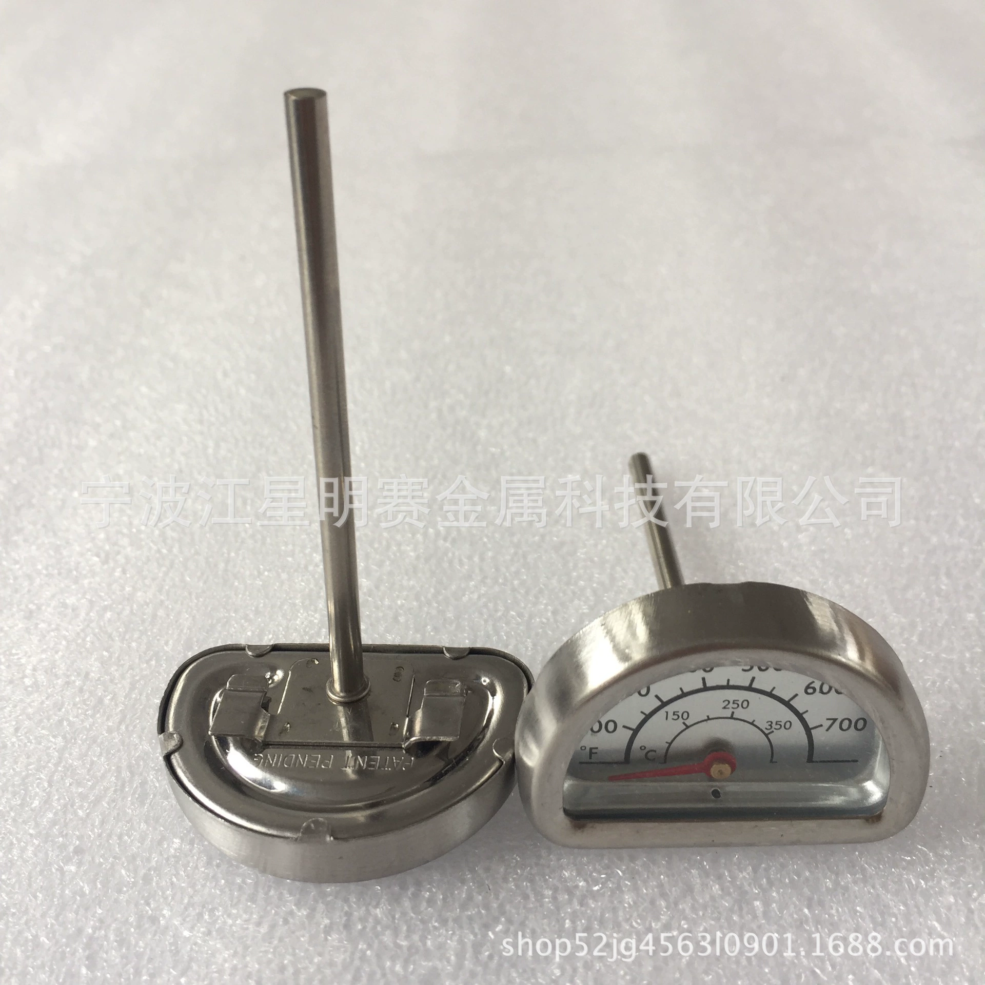 JX-Old 6B полукруглая биметаллическая печь для барбекю из нержавеющей стали биметаллический термометр для барбекю термометр