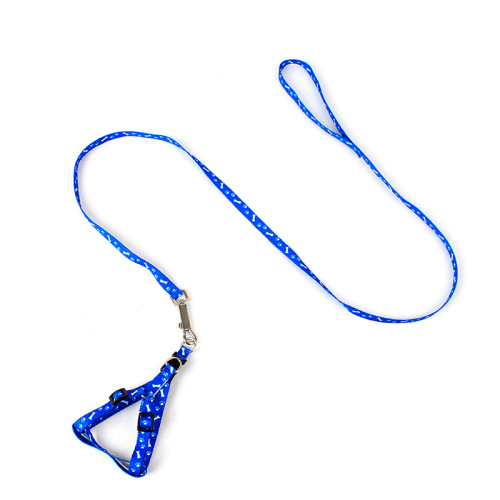 Pet supplies wholesale economical pet leash polyester printed puppy leash 1.0cm can be mixed batches
