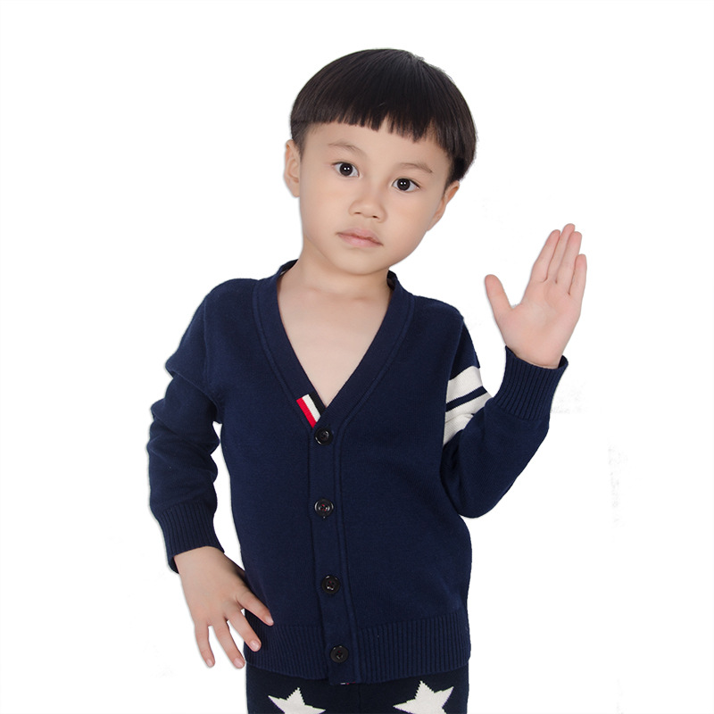 (Cross-border trading), children's sweater, woolen cardigan for boys, 2022, children's clothing, Korean style 2