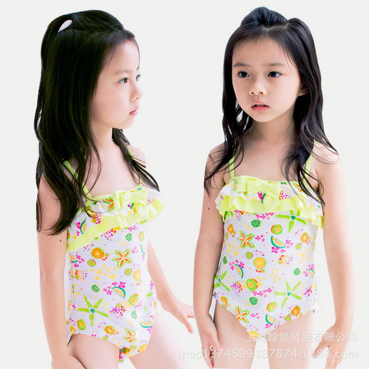 children's fashionable cute swimwear girl's