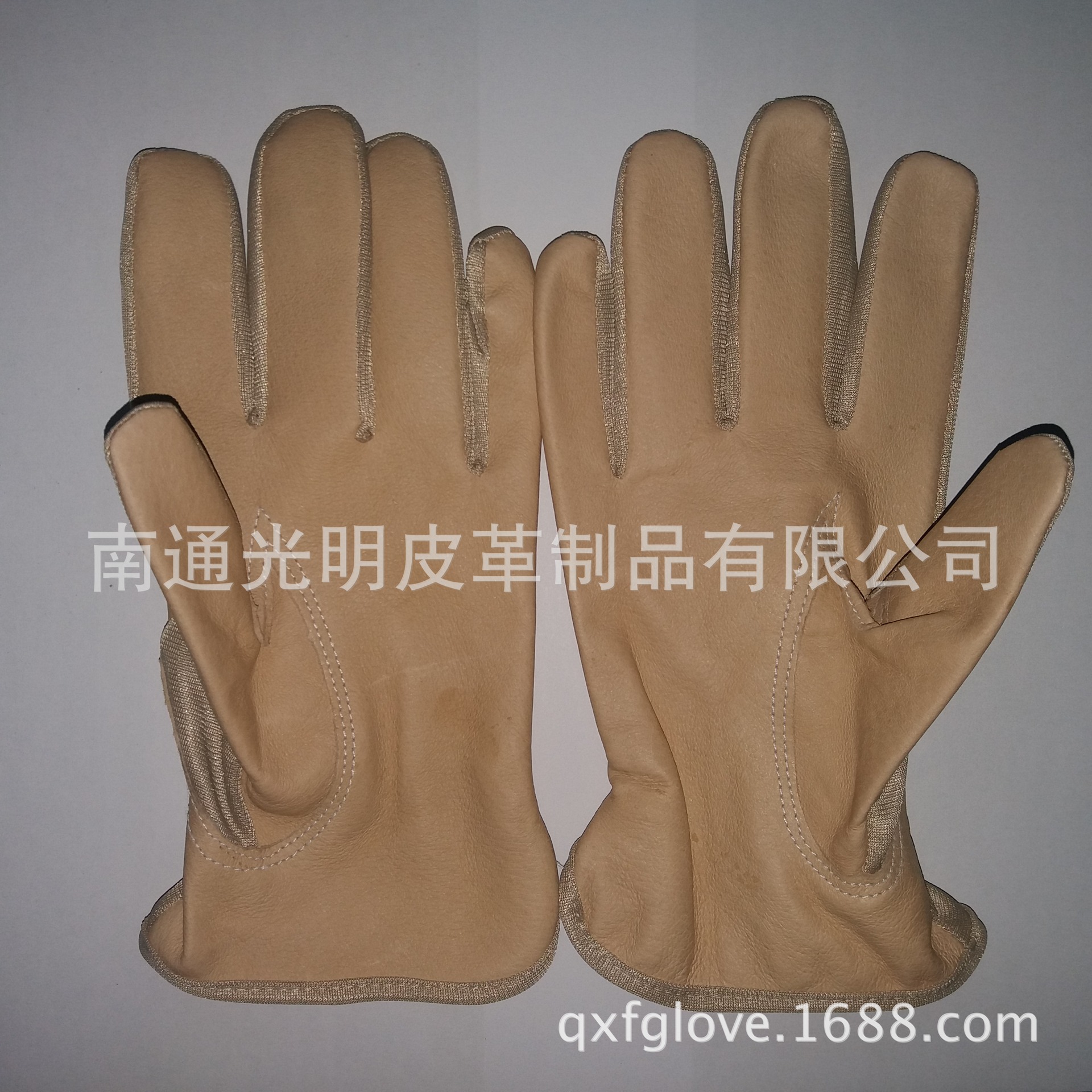 厂家批发小猪皮劳保手套汽车灯具装配防滑耐磨手套定 制